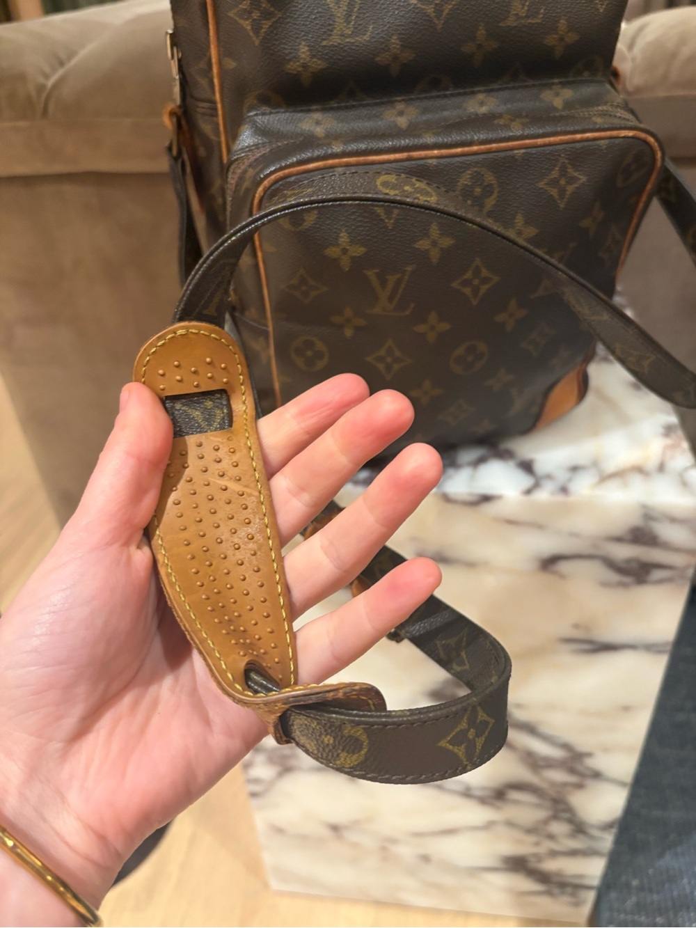 Vintage LV Monogram  PM Amazon messenger bag - Picture 13 of 17